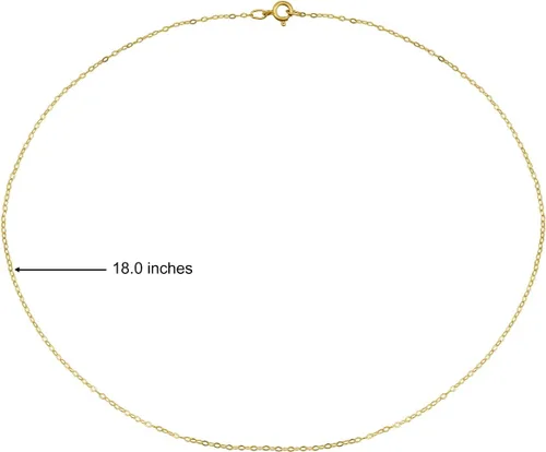 Miniatura 59 de Hoops & Loops Collar de plata de ley 925 de 0.035 in de fino y delicado collar de cadena de cable para mujeres, adolescentes, niñas, hombres, 16