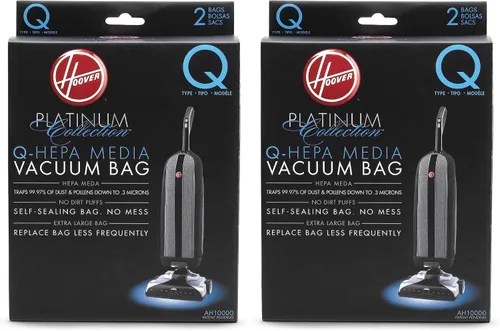 Miniatura 5 de Hoover AH10000 Platinum Type-Q HEPA Bolsa de vacío, cinco paquetes de 2