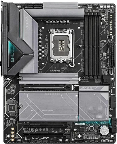 Miniatura 5 de GIGABYTE Z890 Eagle WIFI7 Intel Core Ultra (Serie 2) LGA 1851 tarjeta madre, ATX, DDR5, 4X M.2, PCIe 5.0, USB4, WIFI7, LAN 2.5GbE, EZ-Latch