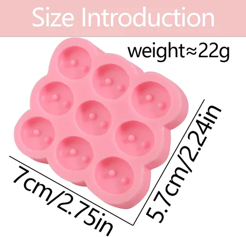 Miniatura 6 de 1 molde de silicona para decoración de pastel de nariz de cerdo, molde de silicona de chocolate para nariz de animal, para cocina, hornear, Moldes