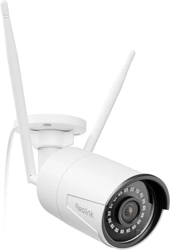 REOLINK Cámara de seguridad WiFi para exteriores enchufable, cámara Wi-Fi con cable de doble banda HD de 5 MP para seguridad del hogar, 2.4/5 Ghz,