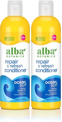 Miniatura 4 de Alba Botanica Acondicionador de reparación y renovación, Ocean Surf, 12 onzas