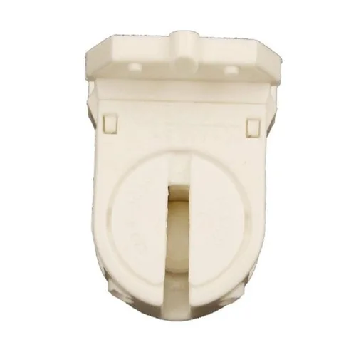 Leviton Base en miniatura, T5 Bi-Pin, portalámparas fluorescente estándar, perfil bajo, a presión o deslizante, bloqueo de lámpara, cable rápido
