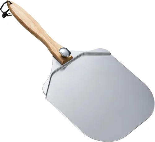 Miniatura 7 de Palas para pizza, palas de pizza de metal, pala de pizza de acero para horno, pala de pizza. Herramientas esenciales de cocina para hacer una