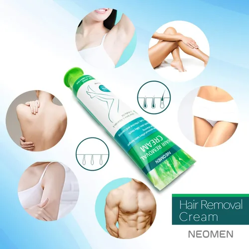 Miniatura 3 de Crema depilatoria para hombres y mujeres: depiladora sin dolor para pieles sensibles y áreas íntimas, hidratante con aloe vera y vitamina E, segura