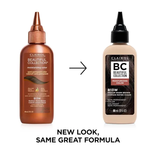 Miniatura 2 de Clairol Professional Beautiful Collection Semi-Permanent Hair Color with Zero Damage for All Hair Textures Packaging May Vary 13W marrón cálido