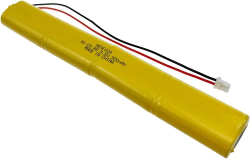 Miniatura 6 de BBAT0043A Ni-Cd 9.6V 900mAh Luz de emergencia Batería compatible con ELBB003 ELB-B003 ELB-B004 ELBB004 OSI OSA228 DANTONA CUSTOM-306-U BBAT0044A