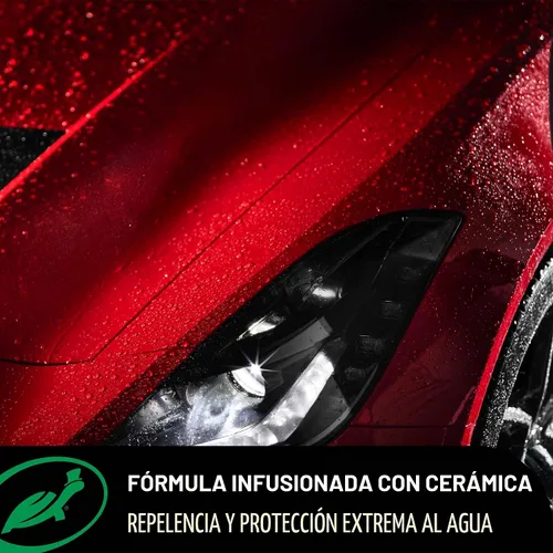 Miniatura 3 de Turtle Wax Hybrid Solutions - Cera húmeda de cerámica, cera en aerosol para automóvil para brillo intenso de 1 paso y protección de revestimiento