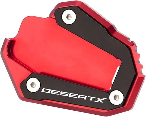 Miniatura 8 de Modeer Para Desert X 2022-2023 Placa de extensión de soporte CNC de motocicleta Soporte lateral Almohadilla desertx Desert-X Accesorios (negro)