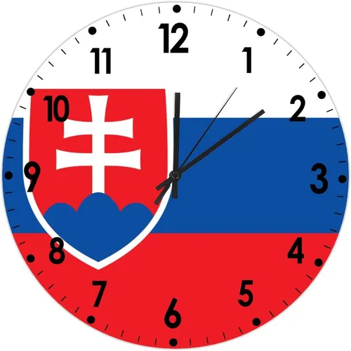Miniatura 157 de Cheyan Reloj de pared con bandera de Canadá de 12 pulgadas, silencioso, sin tictac, de PVC, funciona con pilas, reloj redondo decorativo, regalo