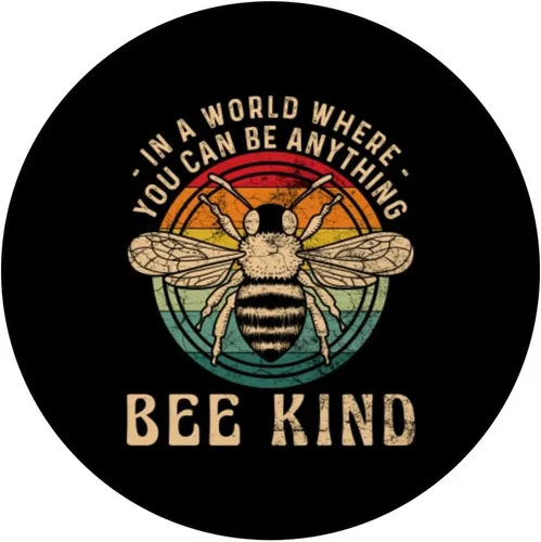 Miniatura 3 de In A World You Can Bee Anything Beekeeper Insects Apiology PopSockets Swappable PopGrip