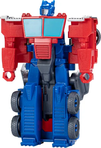 Transformers Toys EarthSpark - Figura de acción de Optimus Prime de 1 paso de 1 paso, juguete robot para edades de 6 años en adelante