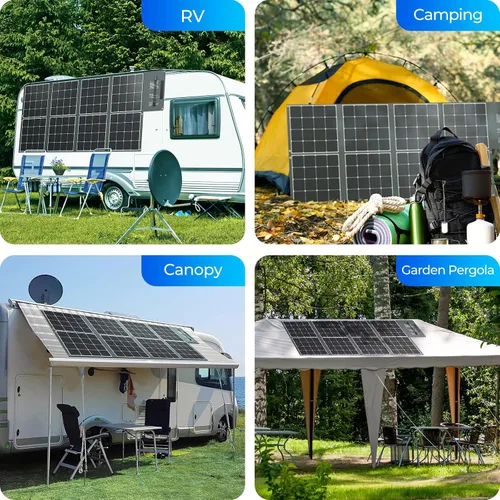 Miniatura 9 de Renogy 400W Panel solar portátil plegable en manta monocristalina, panel solar de gran potencia, células solares Sunpower 23.7% de alta eficiencia