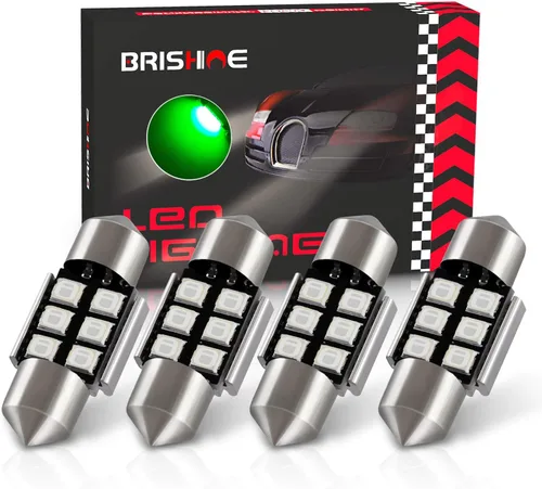 Miniatura 8 de 4 bombillas LED Festoon DE3175 de 1.102 in y 1.142 in, 2835 chipsets Canbus sin errores, 1.1 pulgadas, DE3021 3175 3022 N3, bombillas LED