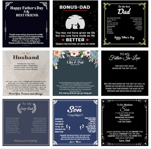 Miniatura 7 de Collar con foto personalizada para hombres, día del padre, etiqueta de perro con nombre personalizado para hombres, novio, collar conmemorativo