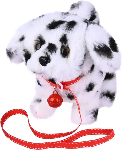 Miniatura 13 de WorWoder Cachorro de peluche de Alaska, perro electrónico interactivo para mascotas, caminar, ladrar, mover la cola, estirar, animal de compañía