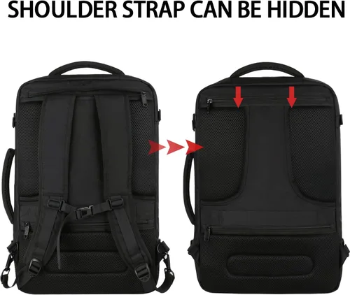 Miniatura 4 de Vancropak Mochila de mano de 13.2 gal, expandible, extragrande, aprobada para viajar en avión, resiste el agua, maleta, ligera, fin de semana