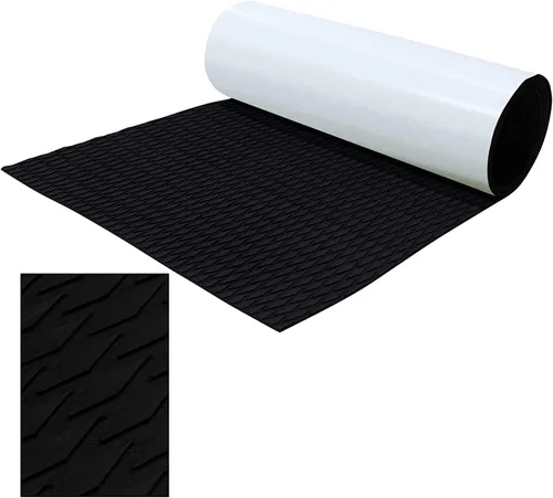 Miniatura 12 de HZshark EVA Foam Boat Decking Sheet Universal DIY Surfboard Traction Pad Non-Slip Grip Mat Trimmable Sheet for Kayak RV Yacht Pool Skateboard Gris
