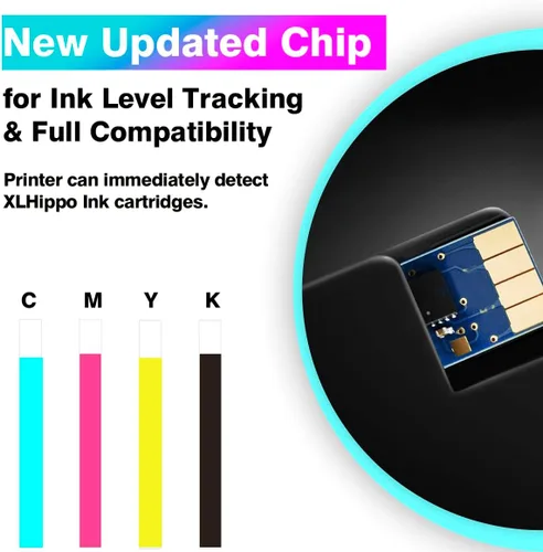 Miniatura 4 de Paquete combinado de cartuchos de tinta 902XL de alto rendimiento de repuesto para impresora HP 902 compatible con OfficeJet Pro 6978 6968 6970 6975