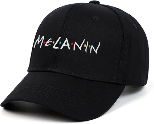Miniatura 2 de Sombrero de pesca MMELANIN Gorra de béisbol con bordado de letras y gorra de béisbol ajustable unisex