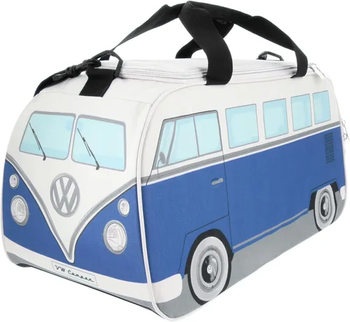 Miniatura 18 de BRISA VW Collection - Volkswagen Samba Bus T1 Camper Van Sport, gimnasio, bolsa de viaje, bolsa de lona con compartimento para zapatos y artículos