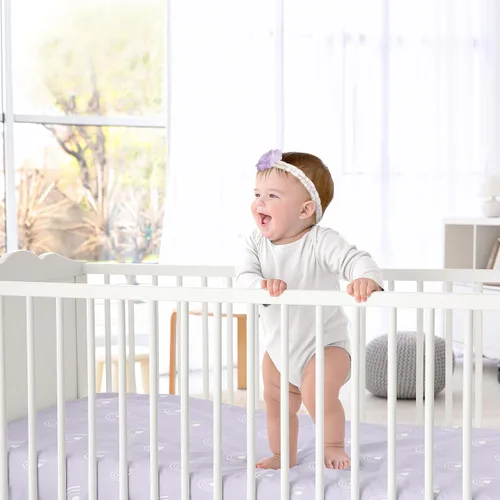Miniatura 2 de Sweet Jojo Designs Sábanas ajustables para cuna de bebé (arcoíris bohemio negro y blanco) para niños o niñas, guardería infantil, habitación