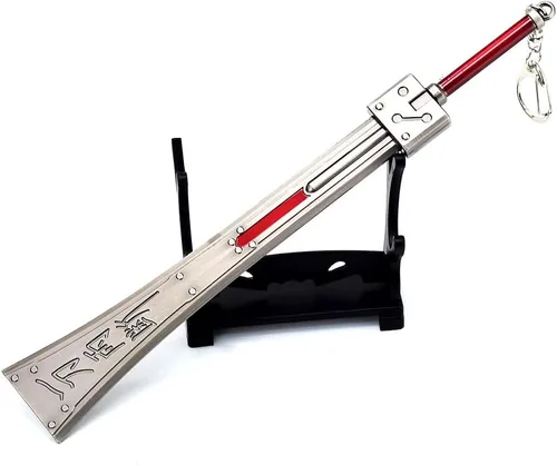 Superbuybox Final Fantasy 16 Artes Marciales Armas Espada Juego Colección Decoración de Escritorio Habitación Mochila Colgante Regalo Espada de nube