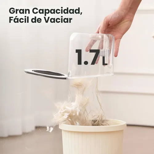 Miniatura 9 de Pecute Aspiradora y secadora de aseo para perros, kit de aseo para mascotas 7 en 1 con cortadora, aspiradora para perros de 10000 Pa para el aseo