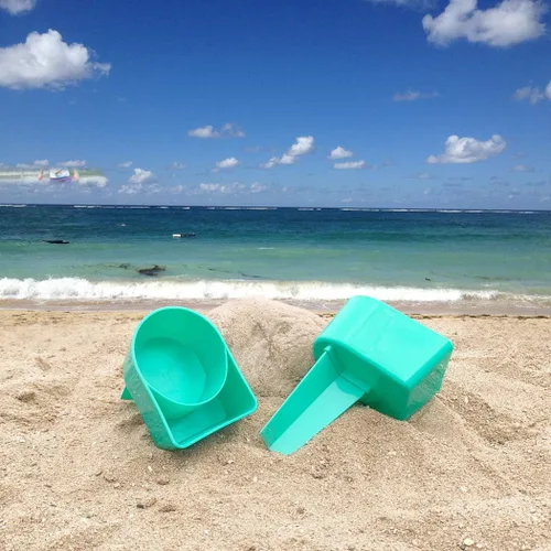 Miniatura 9 de Home Queen Portavasos de playa con bolsillo, soporte multifuncional para bebidas y lentes de sol, accesorio de playa, posavasos de arena, paquete