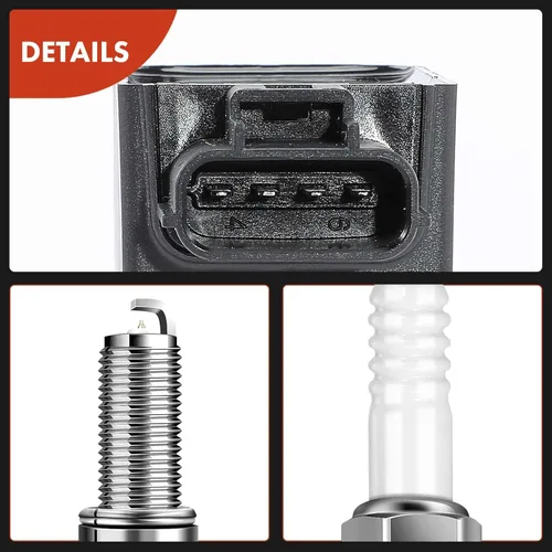 Miniatura 8 de A-Premium Juego de 4 Bobina de Encendido y Bujías de Iridio Compatibles con Mazda CX-5 2013-2018, 3 2012-2019, 3 Sport 2014 2016-2018, 6 2014-2017