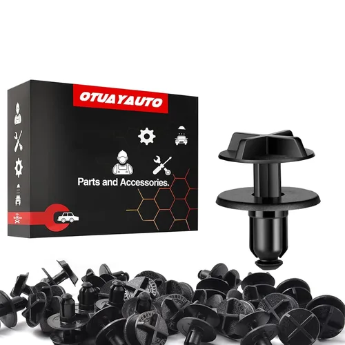 Miniatura 13 de OTUAYAUTO 10184895 140 clips de retención de remaches de plástico para puerta de parachoques de guardabarros de repuesto para Jeep Wrangler 07-20