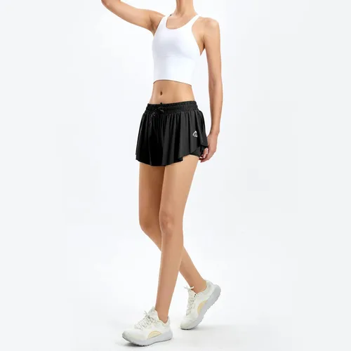 Miniatura 5 de Pantalones cortos de mariposa fluidos para mujer atléticos gimnasio entrenamiento correr Kiki Kona pantalones cortos cómodos de verano