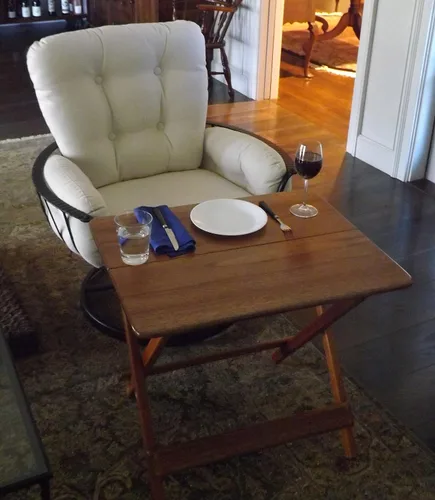 Miniatura 2 de Mesa o escritorio plegable de madera dura
