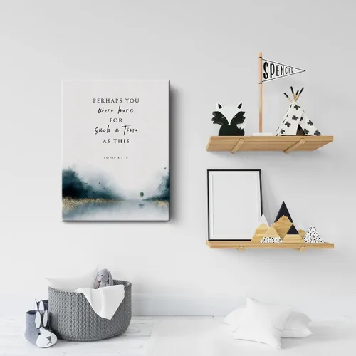 Miniatura 5 de Versículo bíblico Ester 4:14 - Decoración artística para pared, regalos religiosos cristianos para mujeres, lienzo, pintura, pósteres para oficina