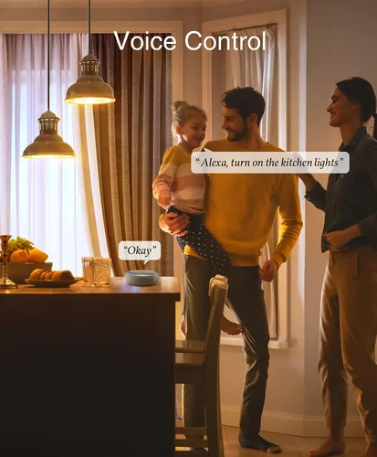 Miniatura 6 de Bombilla inteligente Wi-Fi (blanca), paquete de 6, compatible con Alexa y Google Assistant