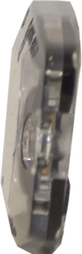 Miniatura 4 de Buyers Products 8892230 - Luz estroboscópica ámbar de 3.5 pulgadas, 3 LED, montaje adhesivo o permanente, 12 patrones de flash, luces de advertencia