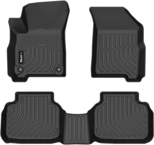 Miniatura 86 de HAFIDI® - Tapetes para auto con almacenamiento debajo del asiento, para todo clima, antideslizantes, de elastómero termoplástico, para la primera