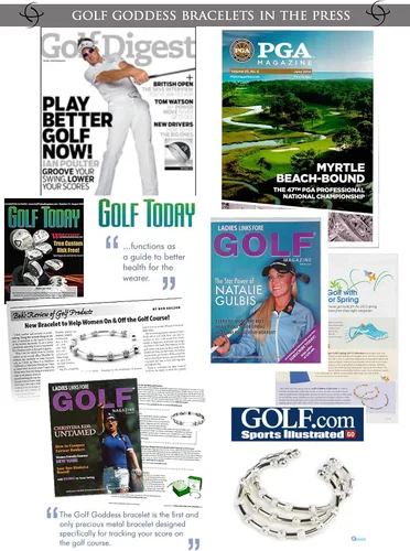 Miniatura 5 de Pulsera de contador de trazos de diosa de golf