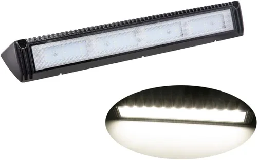 Miniatura 7 de Raycharm Lámpara LED exterior de 9 pulgadas, haz de inundación de ángulo descendente de 40 °, blanco natural de 4000 K, 12 V/24 V CC, salida de alto