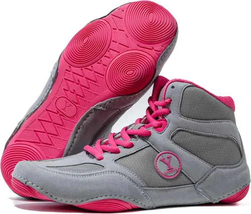 Miniatura 7 de Zapatos de lucha juvenil, 100% antideslizantes, zapatos de boxeo duraderos para niños, niños pequeños de 11 a niños grandes, 3 tamaños