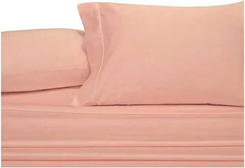 Miniatura 7 de Royal Hotel Bedding Sábanas de 3 piezas de algodón suave, juego de sábanas de 340 hilos, sábana de 100% algodón sólido, tejido satinado, bolsillo