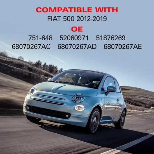 Miniatura 6 de BDFHYK 751-648 Regulador de Elevalunas Eléctrico con Motor Delantero Izquierdo del Lado del Conductor para Fiat 500 2012-2019 52060971, 51876269