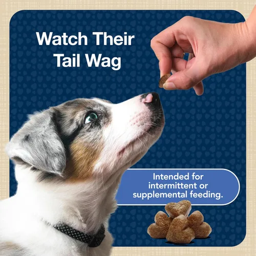 Miniatura 9 de Blue Buffalo Bits Golosinas suaves para entrenamiento para perros, hechas con ingredientes naturales y mejoradas con DHA, receta de pollo, bolsa