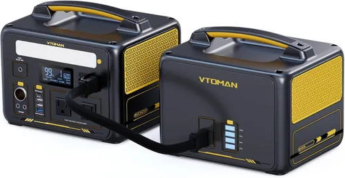 Miniatura 16 de VTOMAN Generador solar de 3096Wh con panel solar de 200 W y batería adicional, batería LiFePO4 de 1800 W (pico de 3600 W) estación de energía