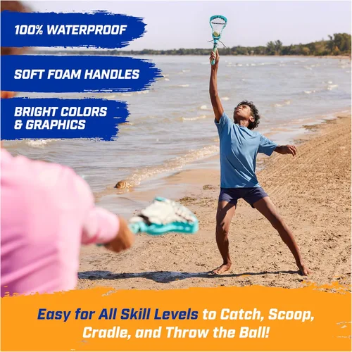 Miniatura 3 de SwimWays Hydro Lacrosse, juego de lacrosse impermeable, juegos al aire libre para adultos y niños, equipo deportivo, juegos de fiesta en la piscina