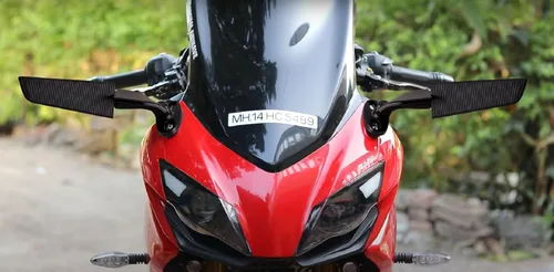 Miniatura 7 de Espejos retrovisores de carreras para motocicleta, espejos 360° rotativos y sigilosos, compatibles con Honda CBR300R CBR500R CBR600RR CBR1000RR