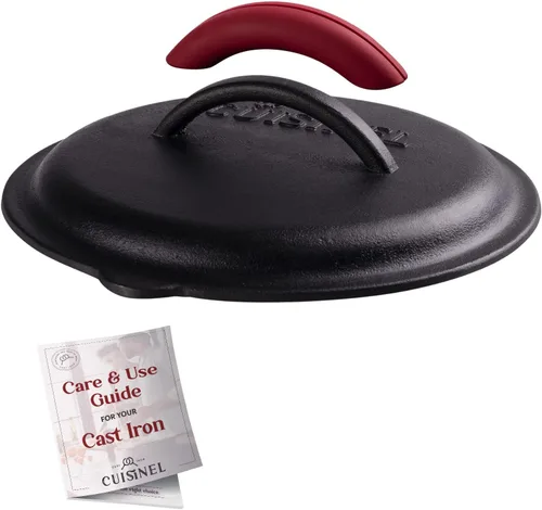 Miniatura 10 de Cuisinel Tapa de cristal – 6 pulgadas – Compatible con Lodge – Funda de repuesto templada totalmente montada – Apto para horno para sartenes – Para