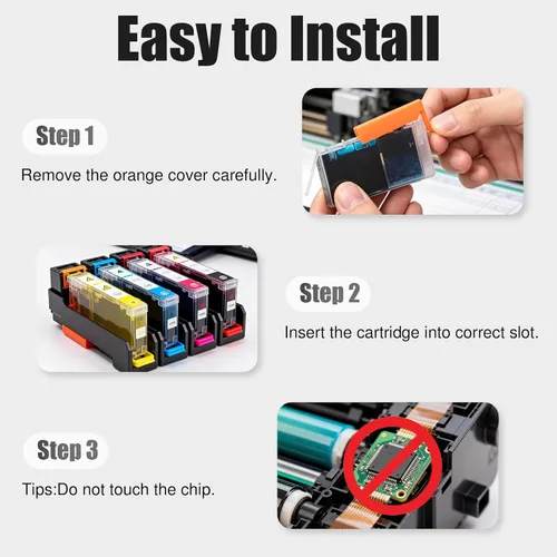 Miniatura 6 de Cartuchos de tinta compatibles Canon 280 de repuesto PGI-280XXL para impresora PIXMA TR7520 TR8520 TS6120 TS6220 TS8120 TS8220 TS9120 TS9520 TS9521C