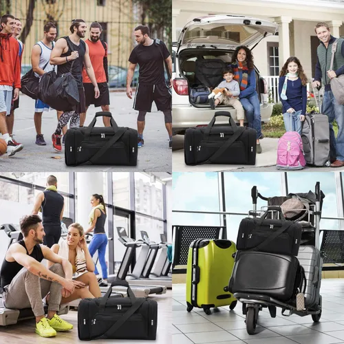 Miniatura 7 de Sports Duffel Bag 20 inch for Travel Gym Black