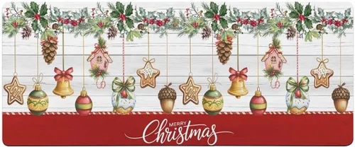 Miniatura 7 de Tapete de baño de Navidad para bañera, antideslizante, de secado rápido y absorbente, tierra de diatomeas, para ducha, dormitorio, cocina, lavable